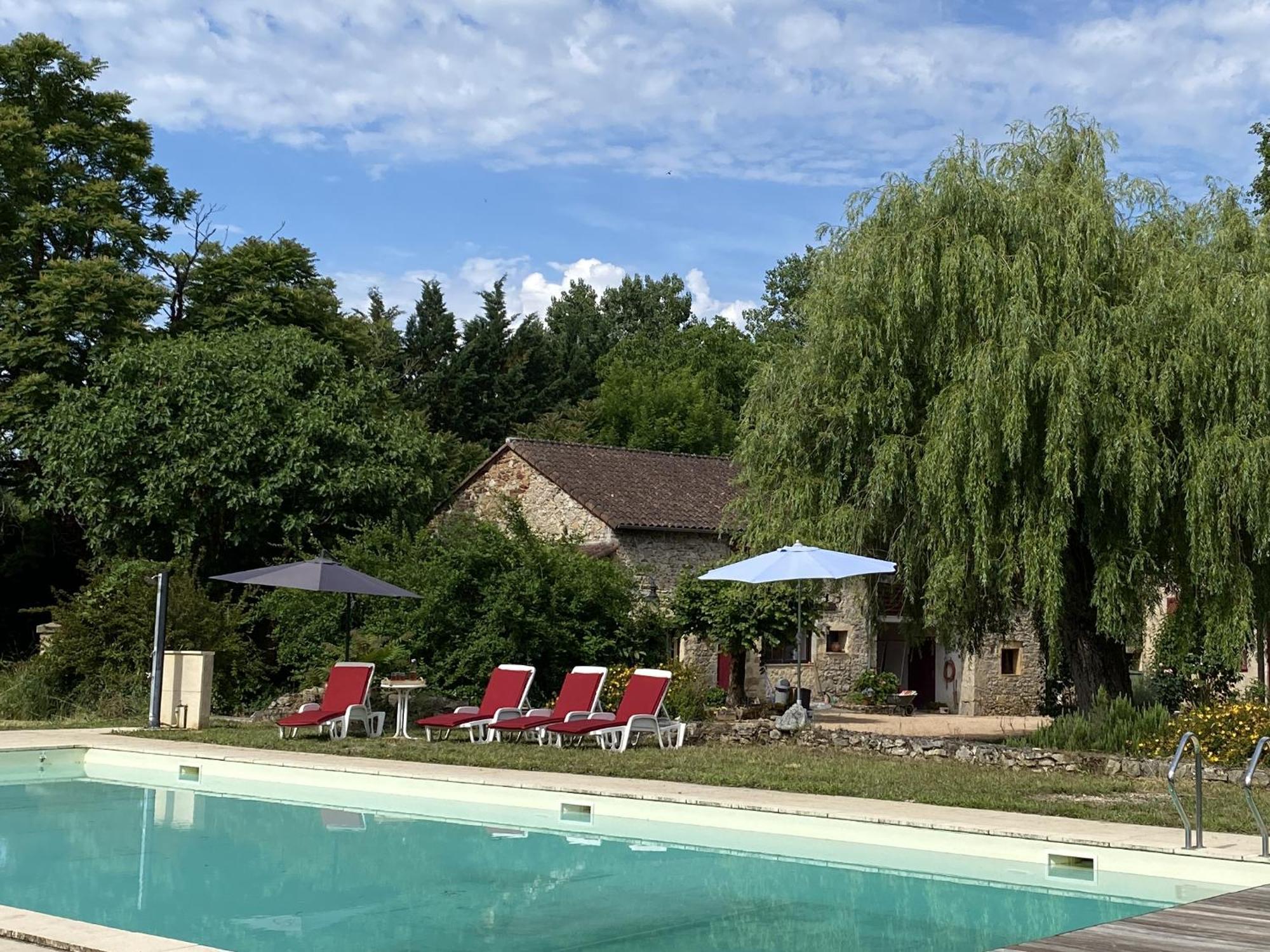 فيلا Sfeervol Vakantiehuis Op Landgoed Aan De Dordogne Prudhomat المظهر الخارجي الصورة